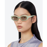 Jennie Wispy Green Sunglasses