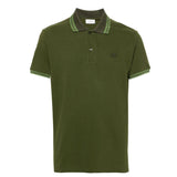 Logo Embroidered Green Polo-Shirt