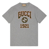 Logo Print Grey T-Shirt