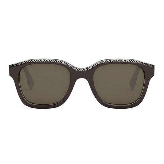 Geometric Brown Frame Eyewear