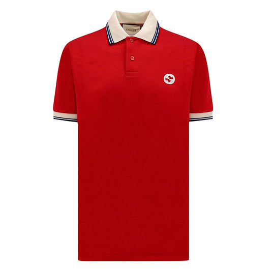Interlocking G Red Polo-Shirt