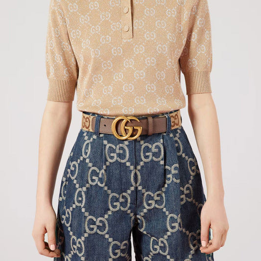 GG Marmont Jumbo Brown Belt