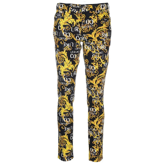 SS23 Black Baroque Print Jeans