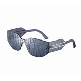 M6U Oblique Square Blue Sunglasses