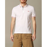 Logo Patch White Polo-Shirt