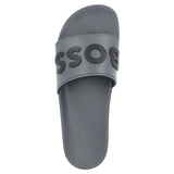 Logo Embossed Grey Slides