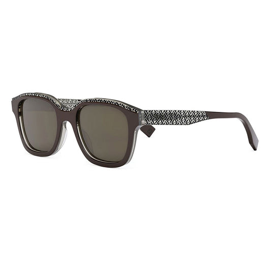 Geometric Brown Frame Eyewear