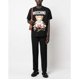Teddy Print Black T-Shirt