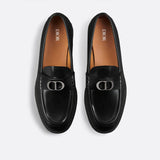 Granville CD Buckle Black Loafers