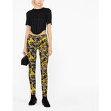 SS23 Black Baroque Print Jeans