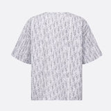 Oblique Camouflage Effect Grey T-Shirt