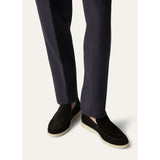 Summer Walk Suede Classic Black Loafers