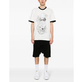 Masked Roses White T-Shirt