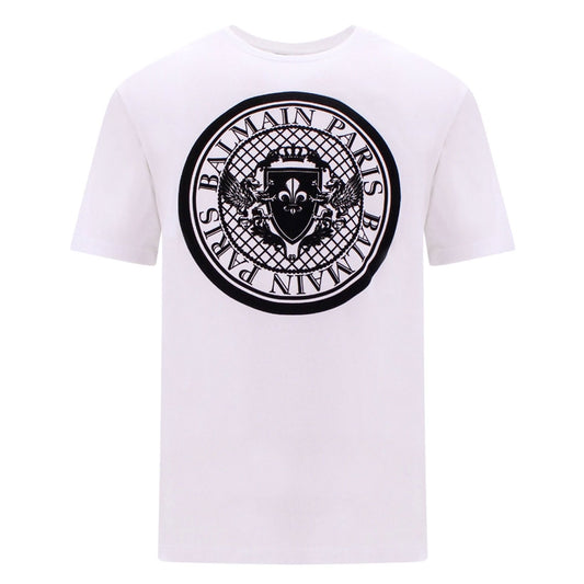 Coin Print White T-Shirt