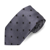 Bee Monogram Grey Tie