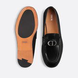 Granville CD Buckle Black Loafers