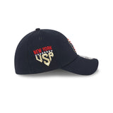 NY USA Embroidered Navy Cap