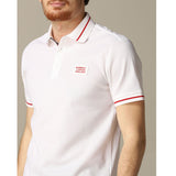 Logo Patch White Polo-Shirt