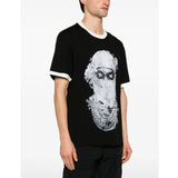 Masked Roses Black T-Shirt