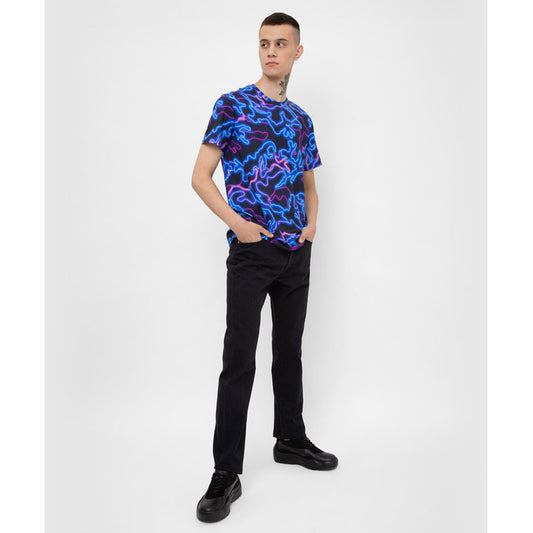 Neon Camo Print T-Shirt