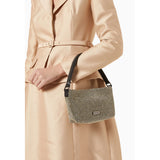 Diamante Small Champagne Hobo Bag