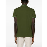 Logo Embroidered Green Polo-Shirt