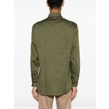 Paisley Print Green Shirt