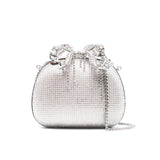 Rhinestone Champagne Clutch Bag