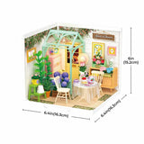 Rolife Blooming Tea Garden Miniature House