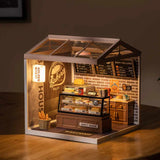 Rolife Gold Wheat Bakery Miniature House