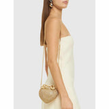 Heart-Shape Gold Micro Bag