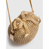 Heart-Shape Gold Micro Bag