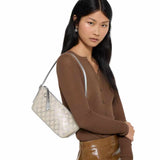 GG Emblem Beige Small Shoulder Bag