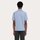 Jacquard Pocket Detail Blue Polo-Shirt