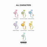 Dimoo Moments in Bloom Series Decorative Charm Blind Box