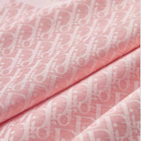 Jacquard Infini Pink Silk Shawl