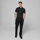 Tech Seamless Black Polo-Shirt