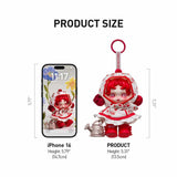 Skullpanda Amid Flowers Plush Doll Pendant