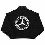 x SF Diamond Pattern Black Jacket
