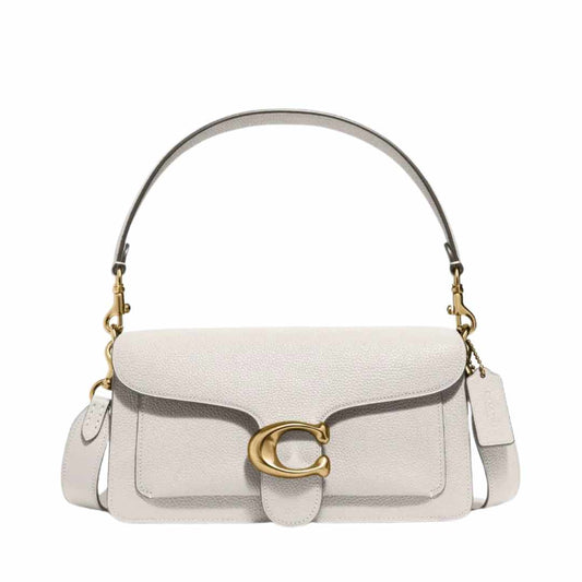 Tabby 26 Pebble Chalk Shoulder Bag
