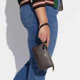 Nolita 19 Signature Canvas Brown Shoulder Bag