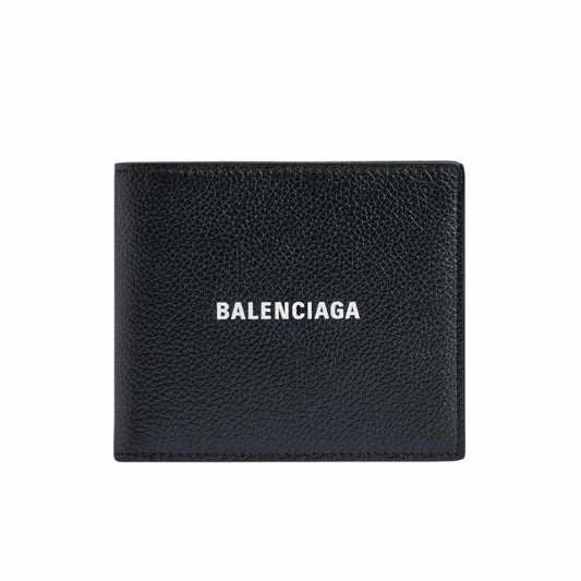 Cash Square Black Wallet