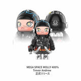 Mega Space Molly Trevor Andrew 400% Figurine