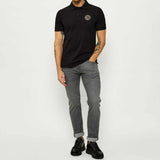 Logo Emblem Black Polo-Shirt