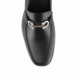 Reversible Gancini Black Loafers