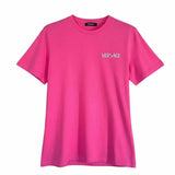 Logo Rhinestone Pink T-Shirt