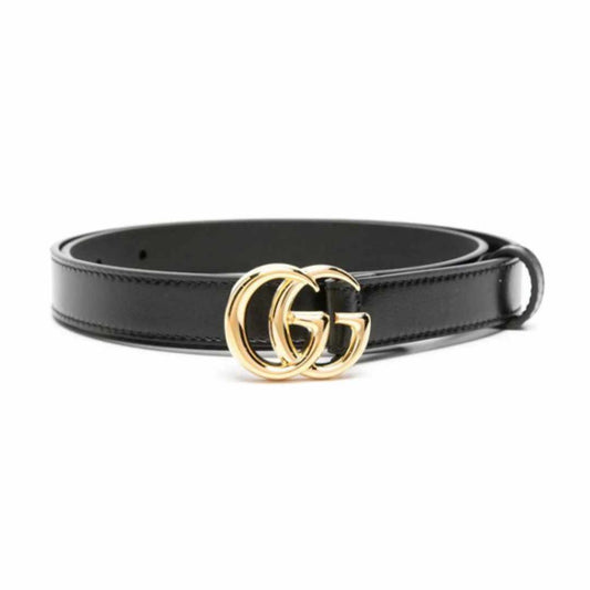 GG Marmont Thin Black Belt