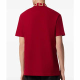 Greca Collar Red Polo-Shirt
