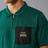 Pocket Logo Green Polo-Shirt
