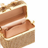 Crystal Vanity Gold Case Bag